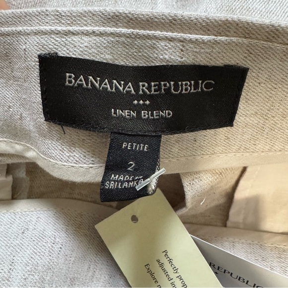 Banana Republic NWT Linen Blend Palazzo Pants - Picture 8 of 10